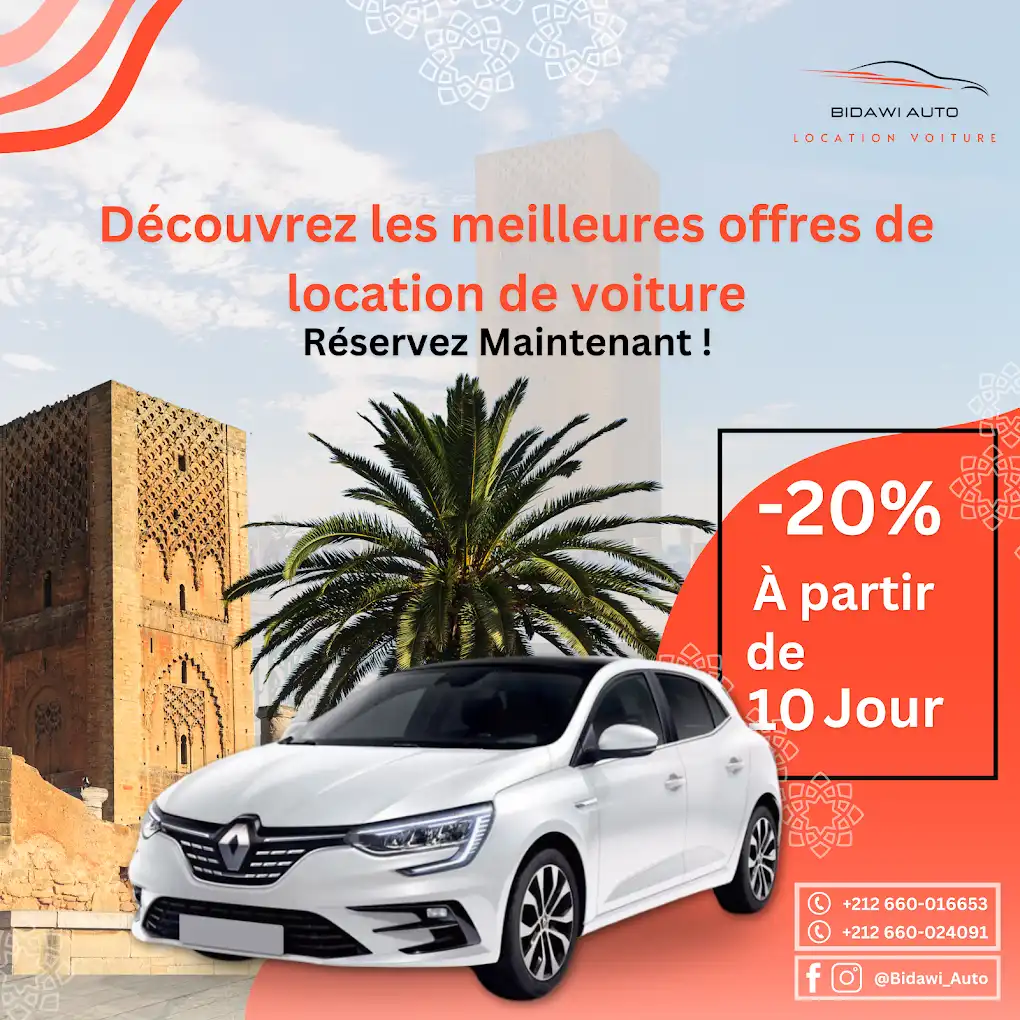 Bidawi Auto – flotte de véhicules à Fès
